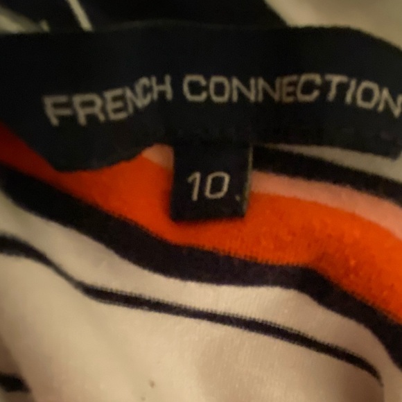 SOLDFrench Connection striped, stretch body con midi dress s10. - Picture 4 of 4